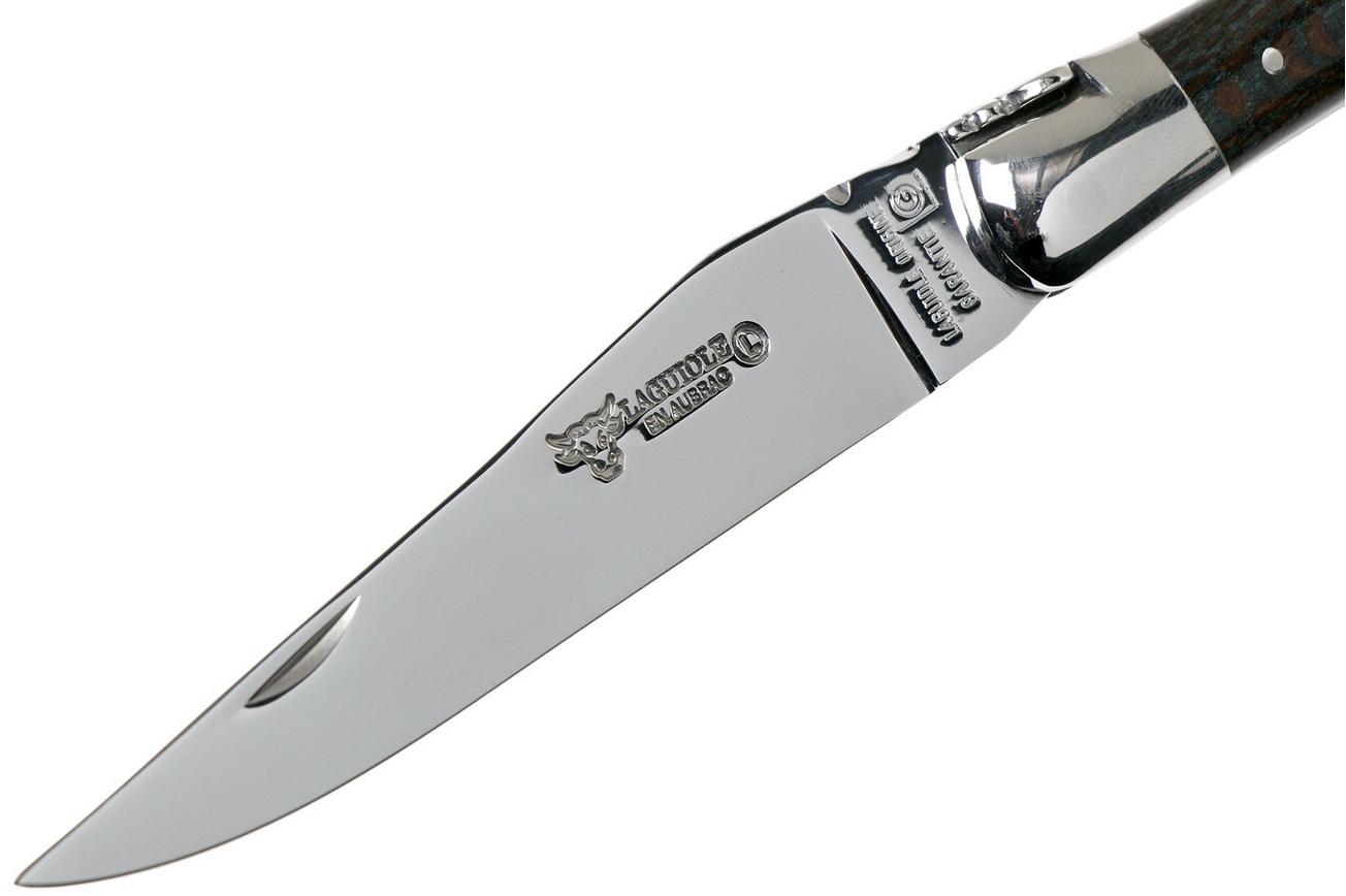 Laguiole en Aubrac Classic 12cm blauw plataan L0212PYBI/FSJ1