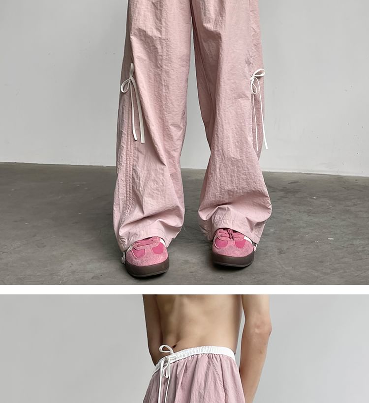 Breeson - Broek met hoge taille en wijde pijpen