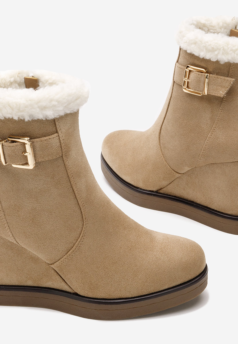 Bottines compensées kaki Biannca V2