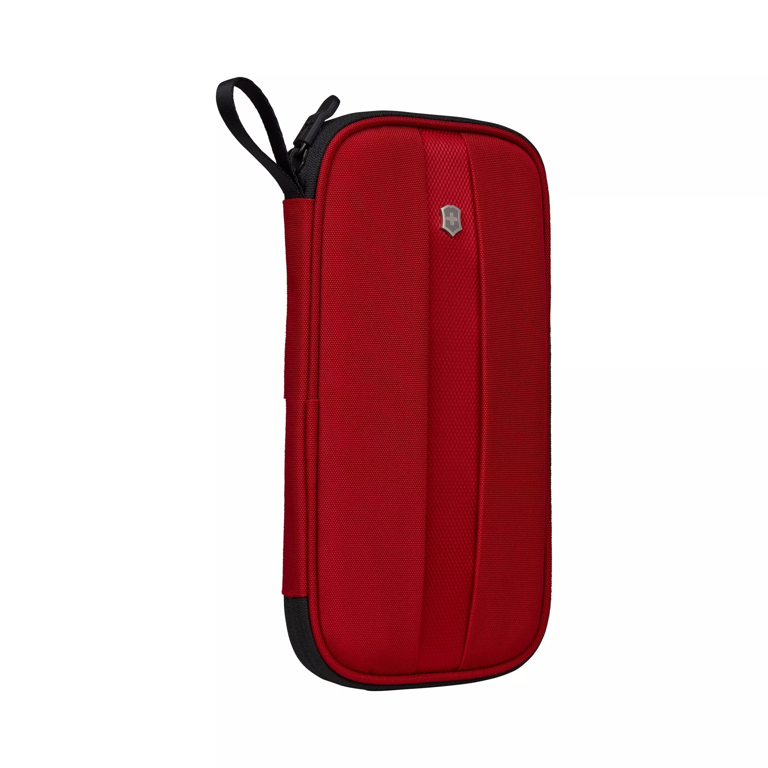Reisemappe mit RFID-Schutz-rot