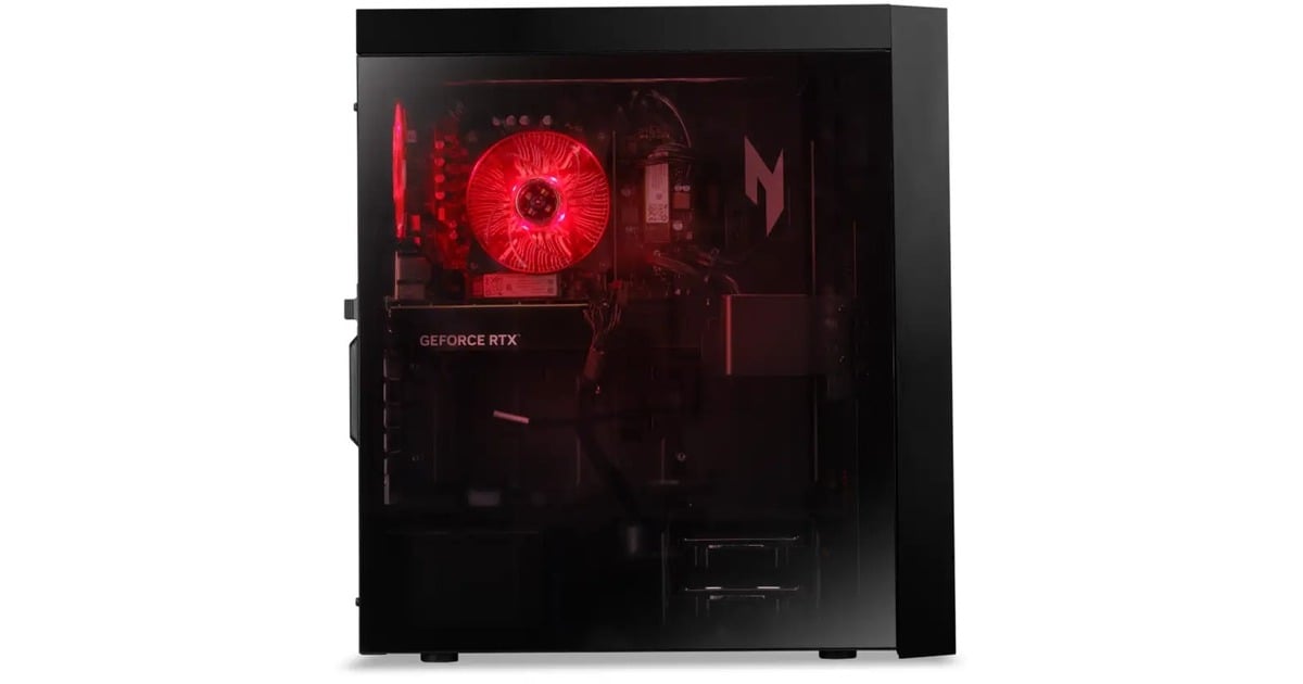 AcerNitro N70-130 AR97N50GS gaming pc  (Zwart | Ryzen 9 7900 | RTX 4070 Super | 32 GB | 1 TB SSD, Tweedekans)