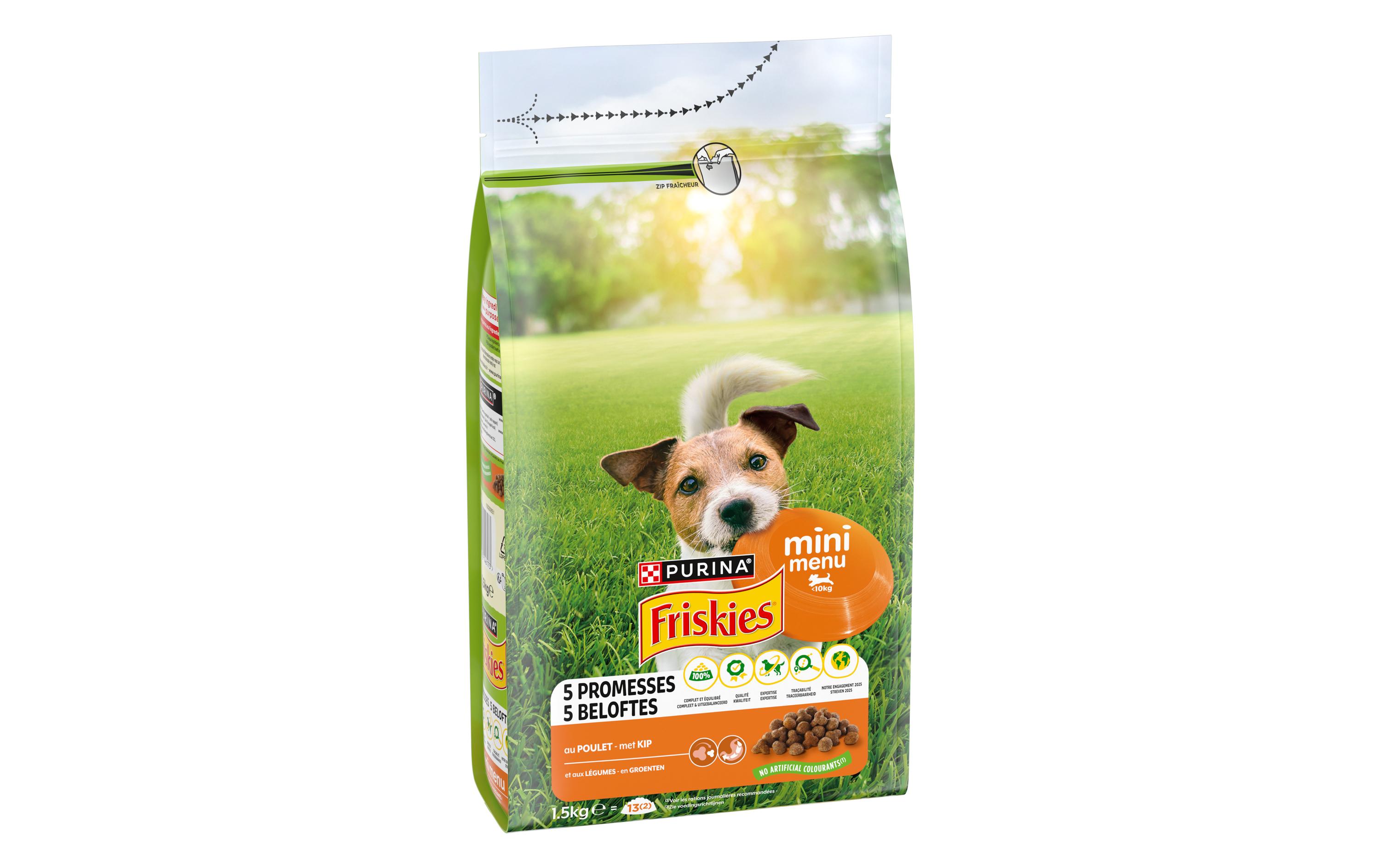 Mini Menu mit Huhn und Gemüse 1.5 kgAlleinfuttermittel für kleine, ausgewachsene Hunde