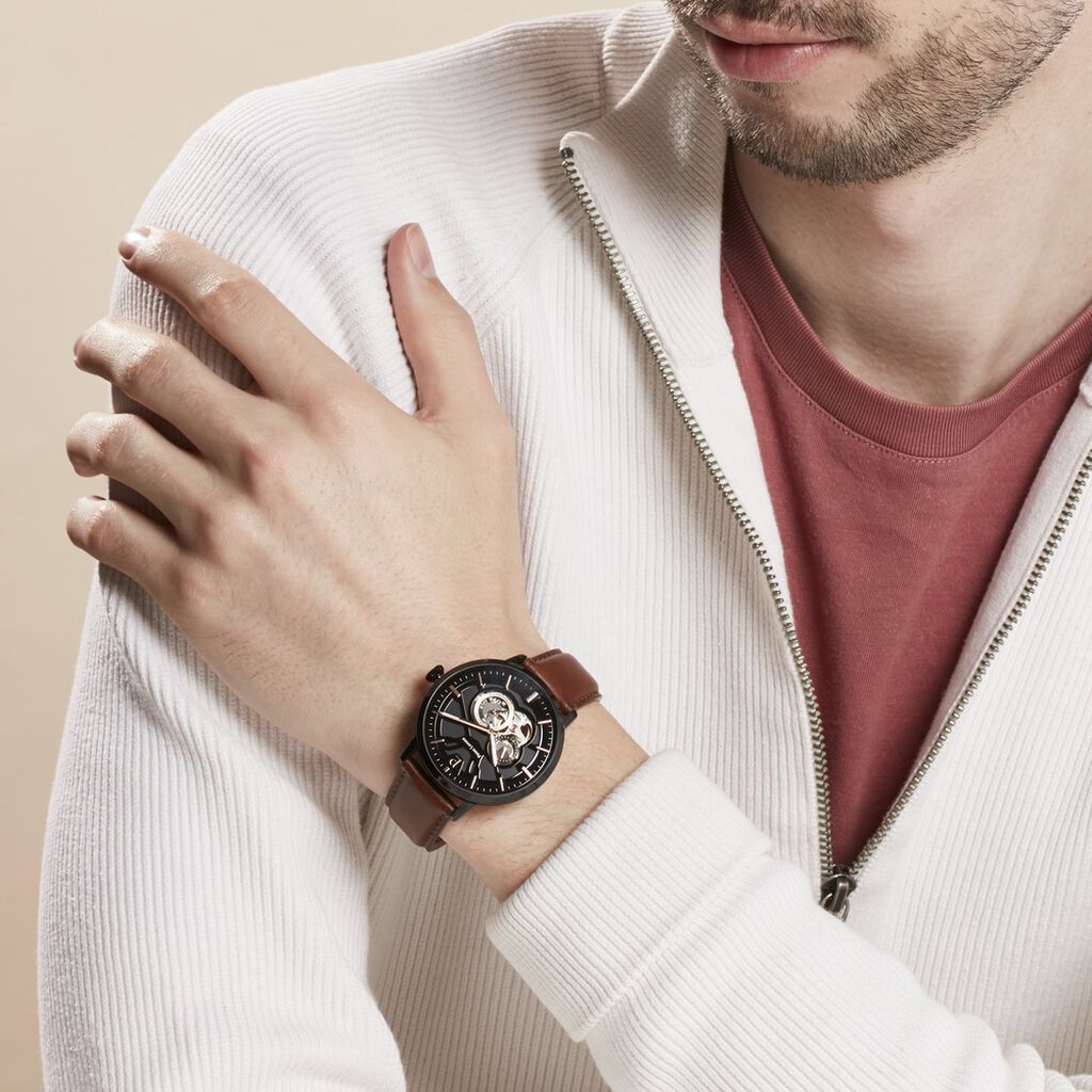 Montre Pierre Lannier Trio Noir