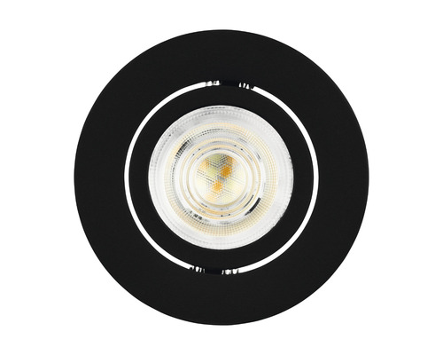 LED Smart Light Inbouwspot, Dimbaar, 5W, 400 lm, CCT RGB, Ø 8,8/6,8 cm, Zwart, 230V - Compatibel met SMART HOME van hornbach