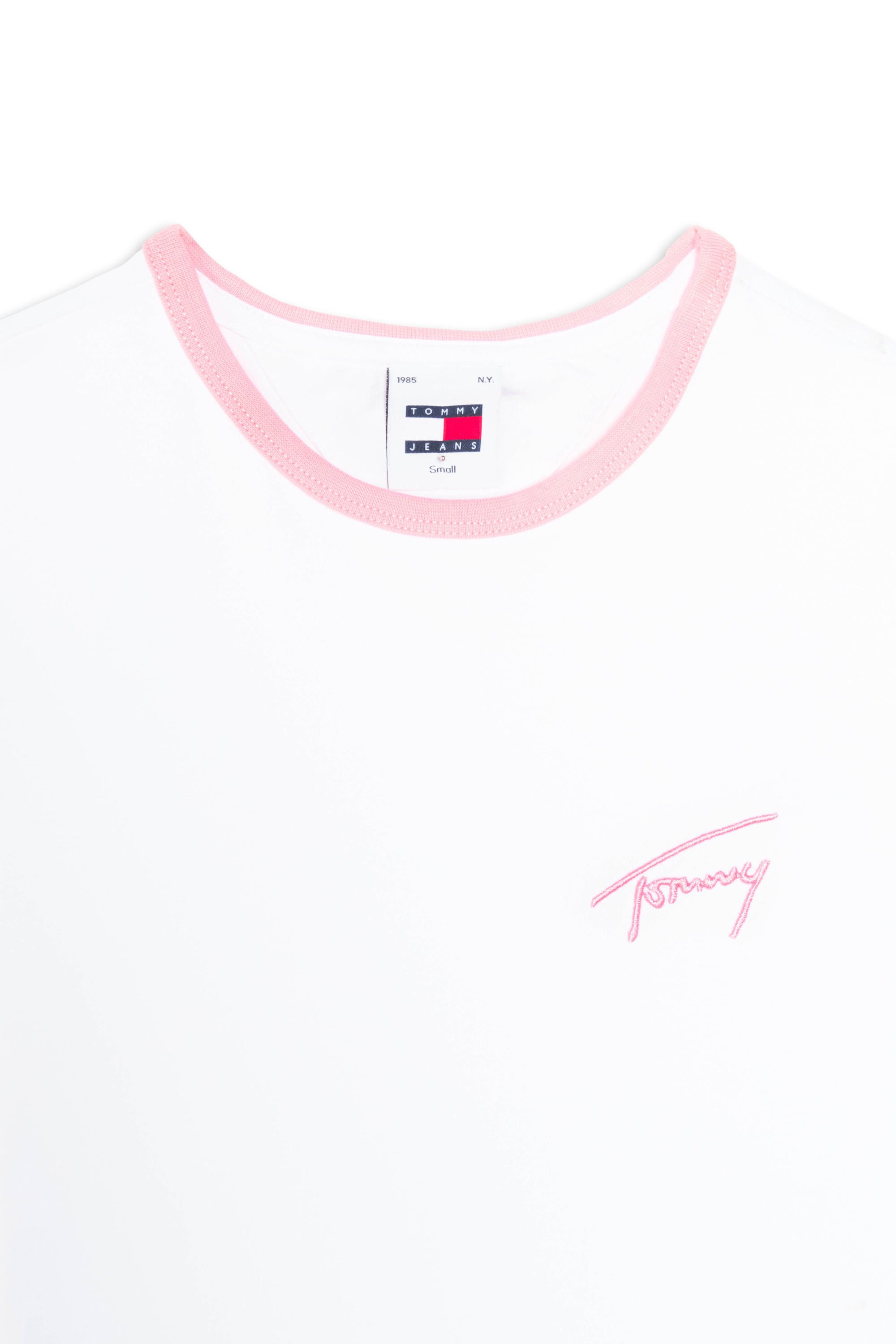 TOMMY JEANS T-shirt  TJW SLIM SIGNATURE Blanc