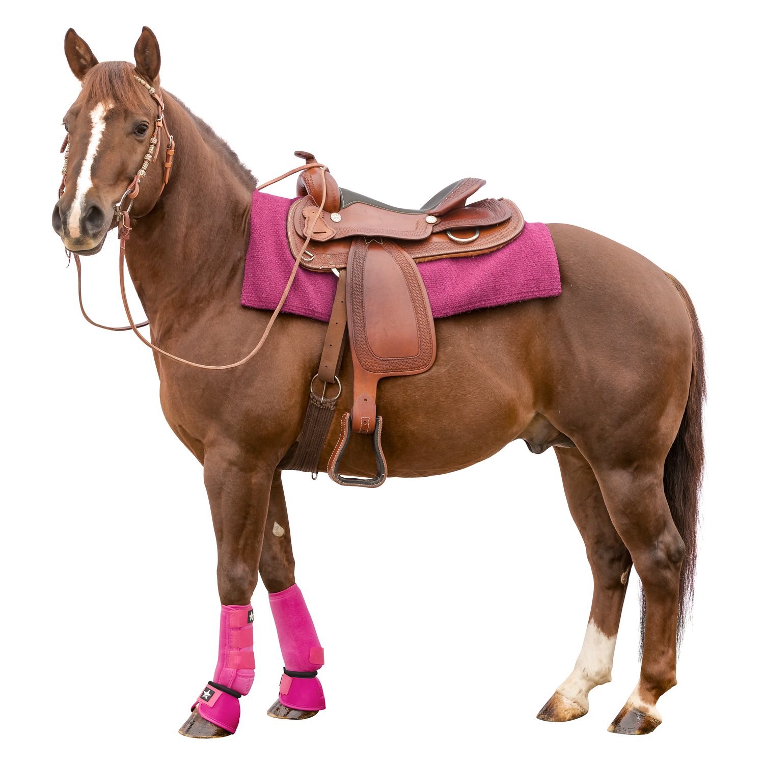 L-pro West Hufglocken No Turn - pink