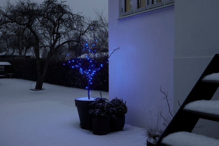 Lyskæde Basis 100 LED blå 9,9 meter