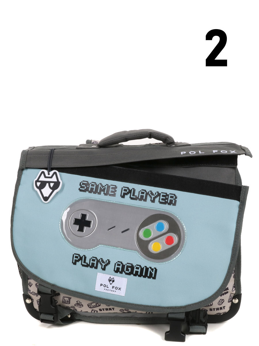 Cartable RÀversible Pol Fox Gamer 38 cm