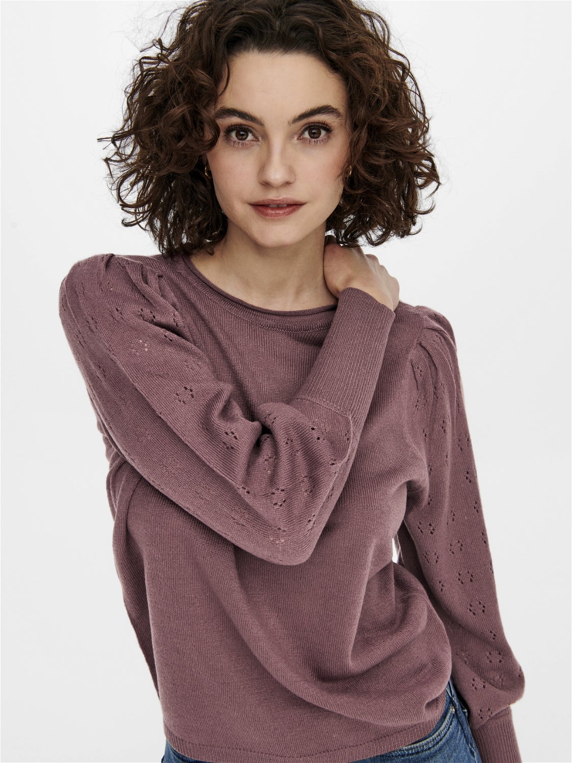 ONLMIRA Strickpullover Rose Brown