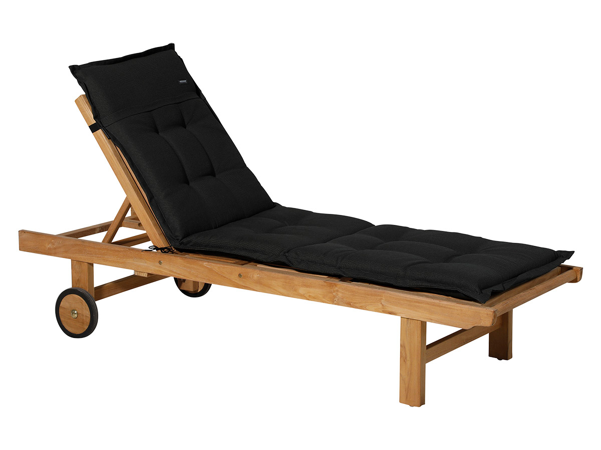 Madison Rib black ligbedkussen