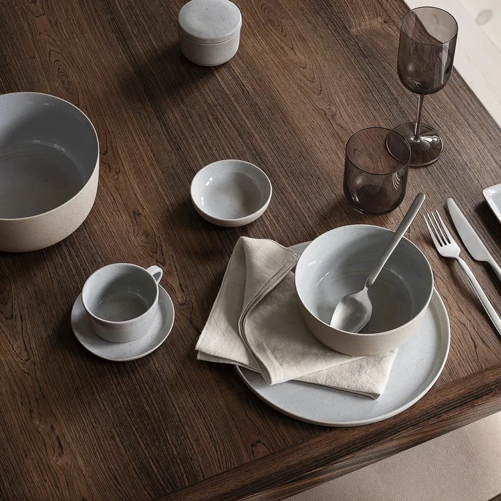 Blomus - Sablo Dessertteller, Ø 21 cm, beige (6er-Set)