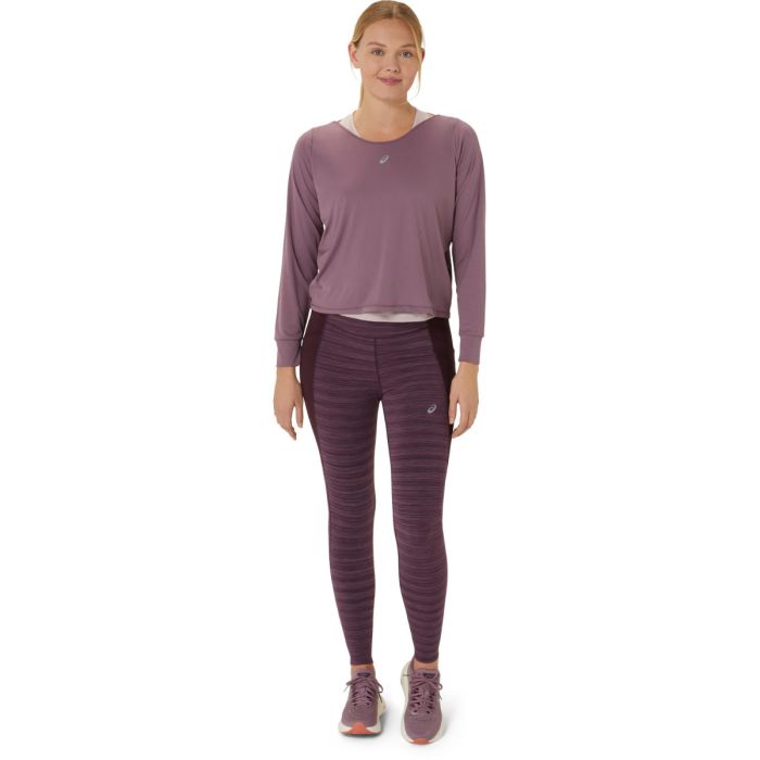 Asics Dame Lange tights Nagino Run Tight Lilla