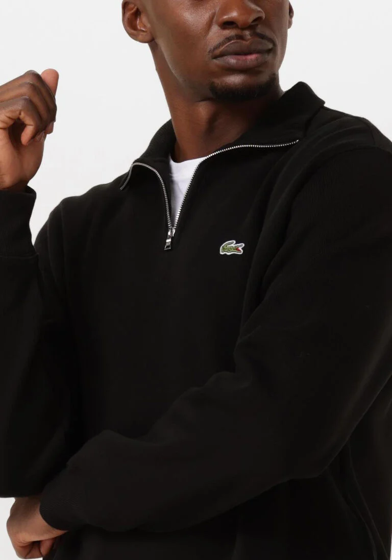 LACOSTE zwarte lacoste trui 1hs1 men sweatshirt