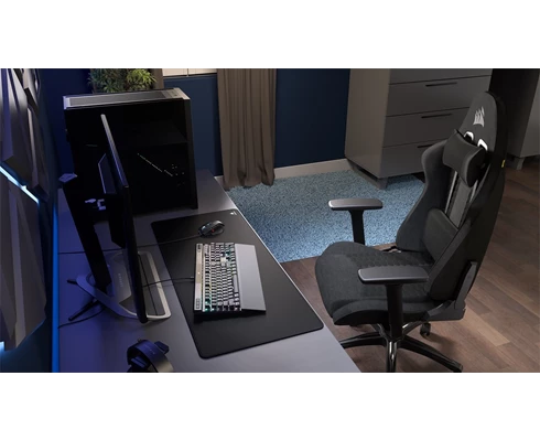 Corsair TC100 RELAXED Gaming Chair - Fabric Black