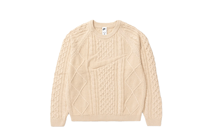 Nike Life Cable Knit Sweater Rattan
