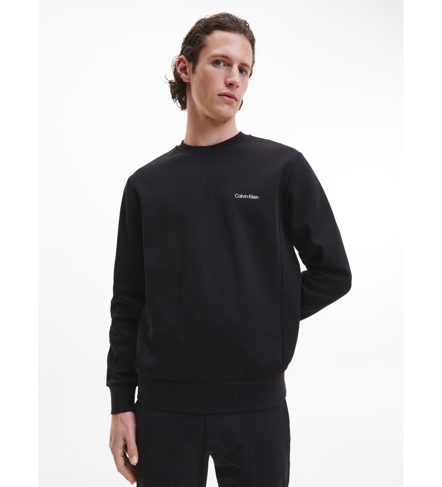 Moletom Calvin Klein em poliéster reciclado, preto