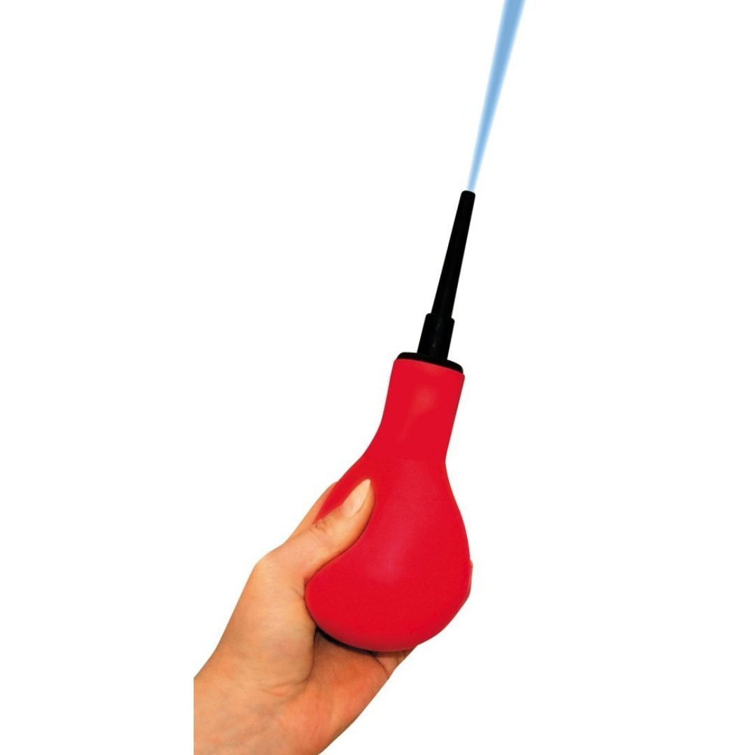 Intimdusche rot mit 2 Aufsätzen und Pumpball | Anale & vaginale Hygiene | You2Toys