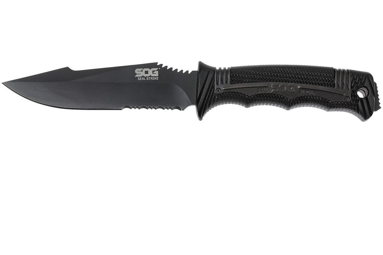 SOG Seal Strike Black, Deluxe sheath SS1003-CP