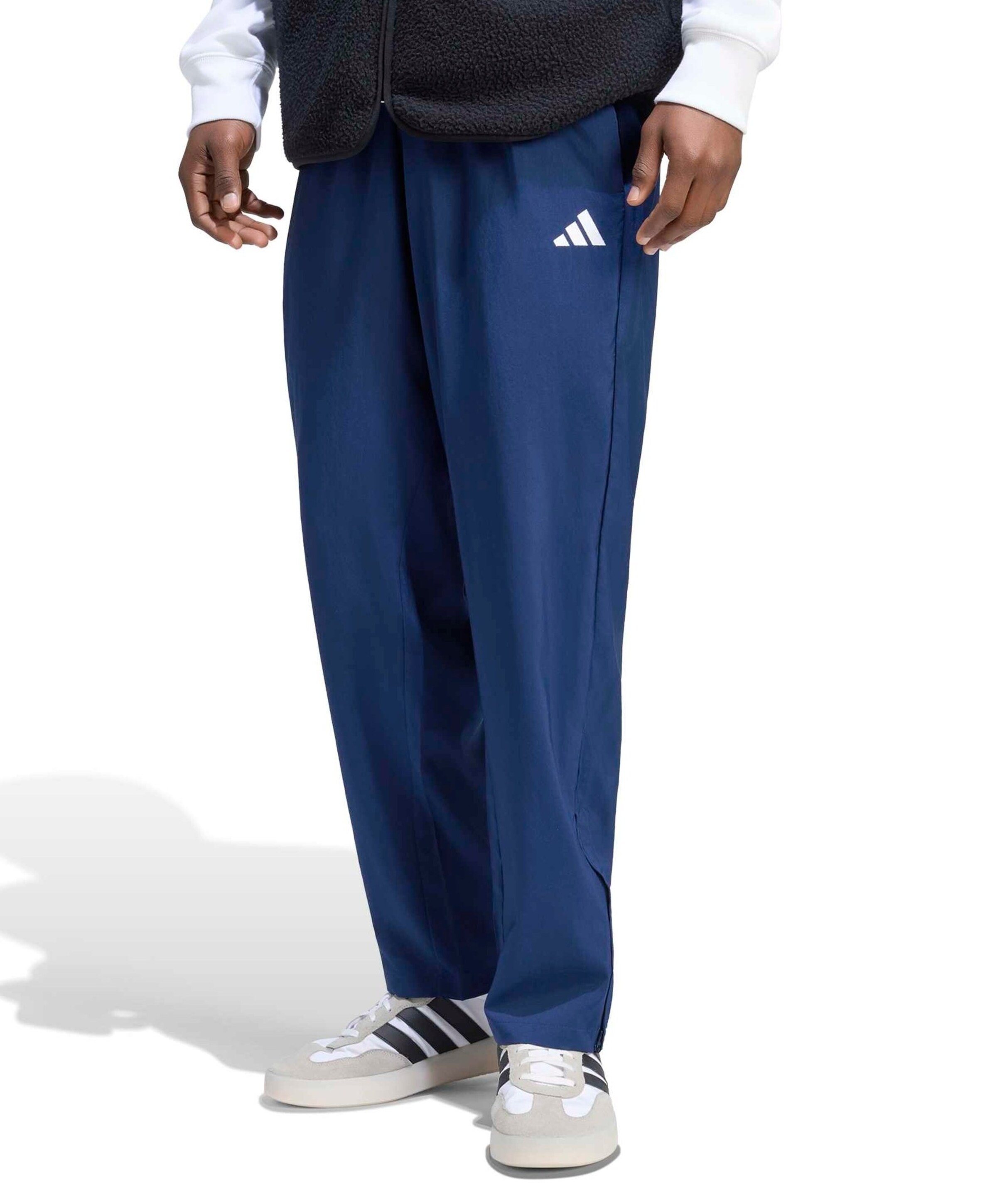 Adidas M SL STNFRD OPT dames trainingsbroek blauw