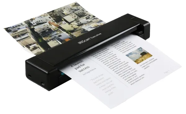 IRIS IRIScan Executive 4 - Scanner med papirfødning - Dual CIS - Duplex - 216 x 813 mm - 600 dpi x 600 dpi - op til 100 scanninger pr. dag - USB 2.0