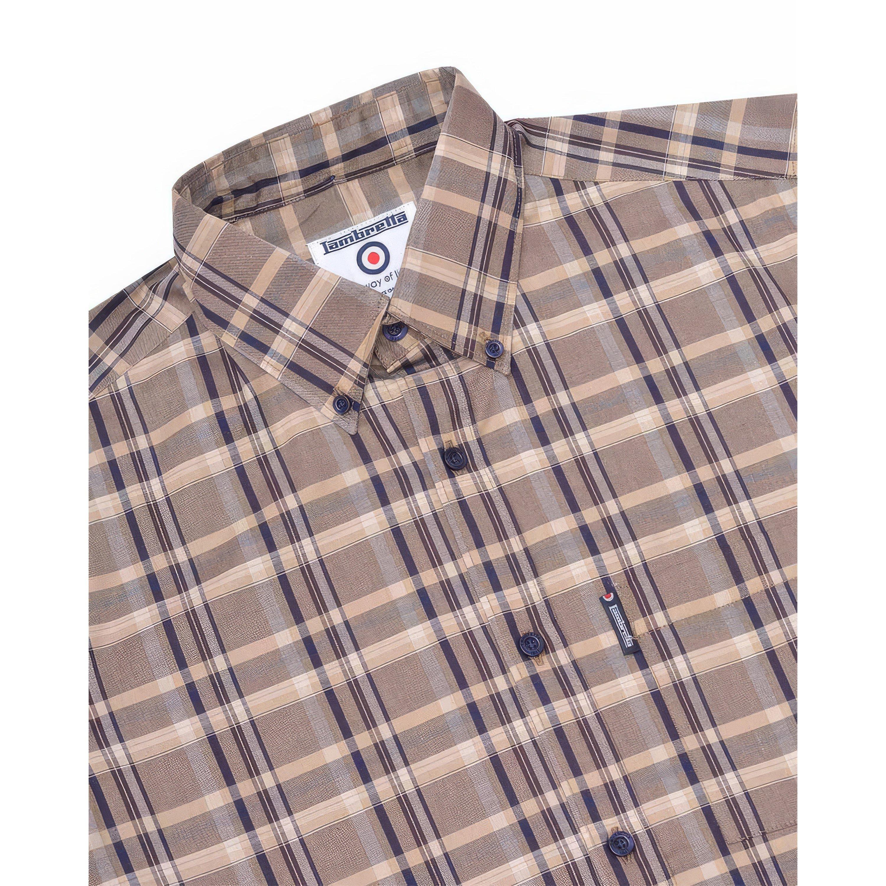 Lambretta Short Sleeve Multi Check Shirt