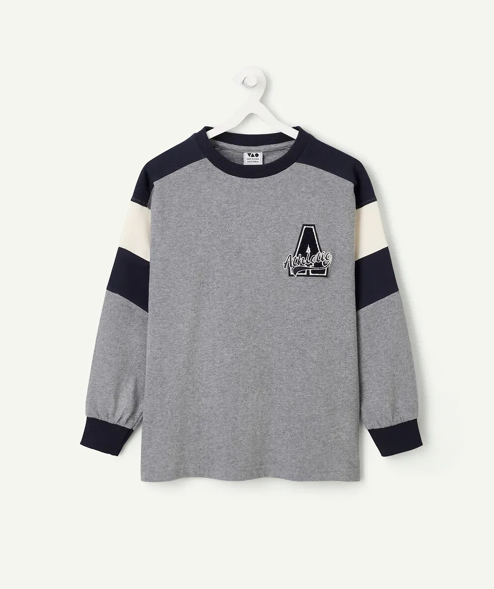 TAPE A L'OEIL<br>Camiseta de manga comprida com blocos de cores