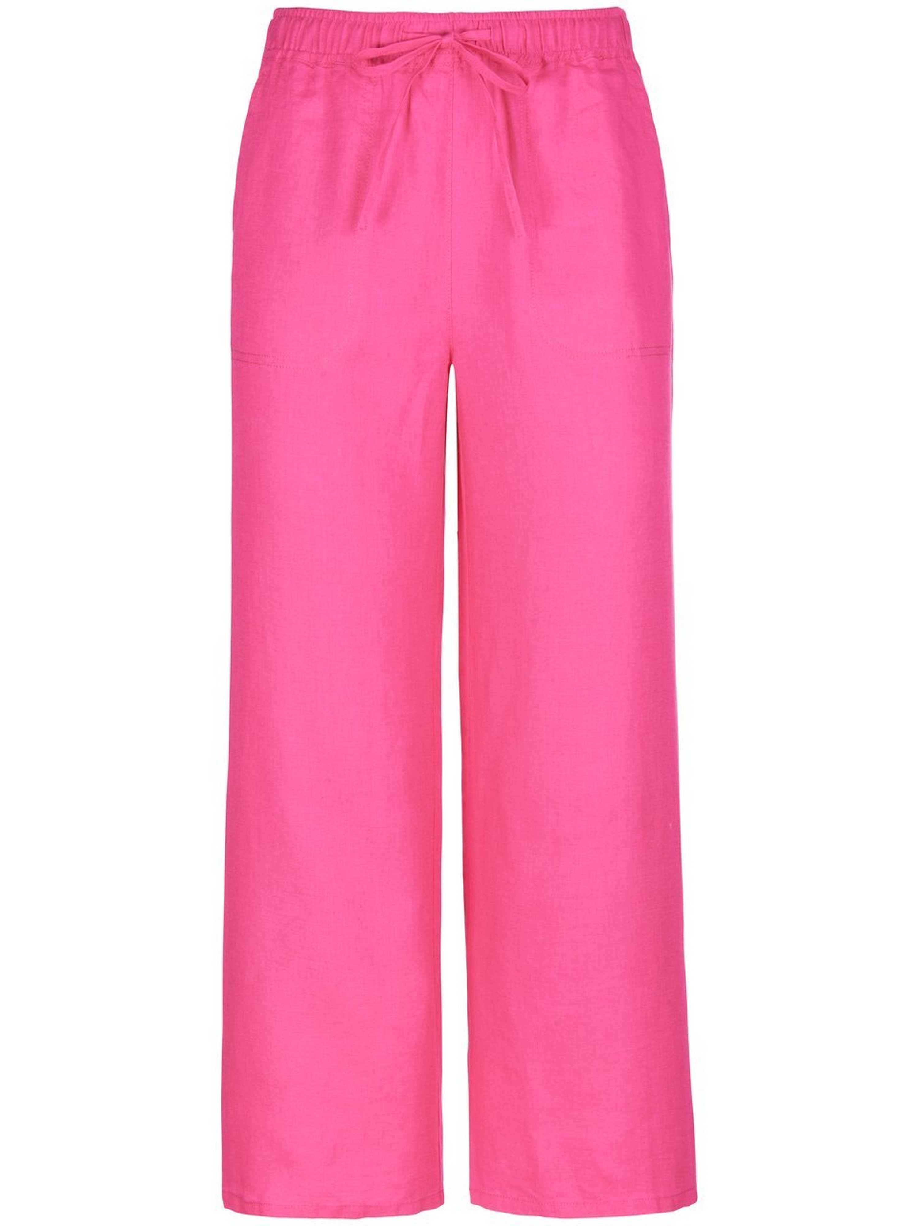 7/8-Schlupf-Hose aus 100% Leinen