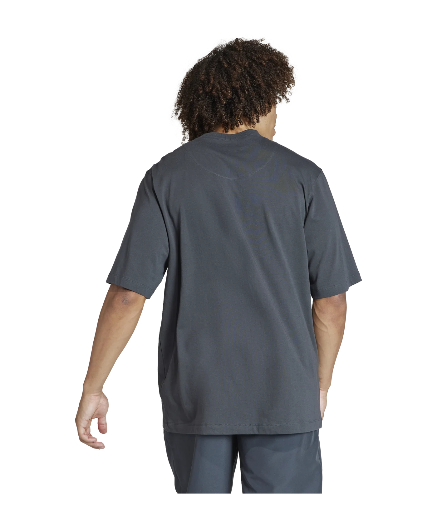 adidas Juventus Turin Oversize T-Shirt Grau Weiss