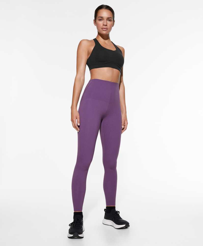 Leggings de compressão para controle do core até o tornozelo
