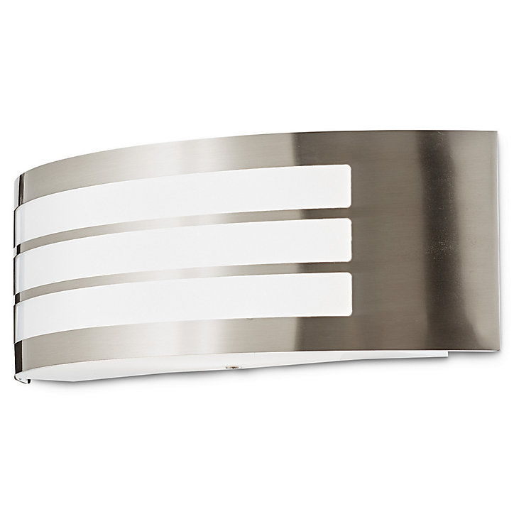 Applique murale extérieure Blooma Valcourt inox IP44