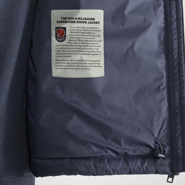 Doudoune FJALLRAVEN EXPEDITION LÄTT HOODIE M NAVY
