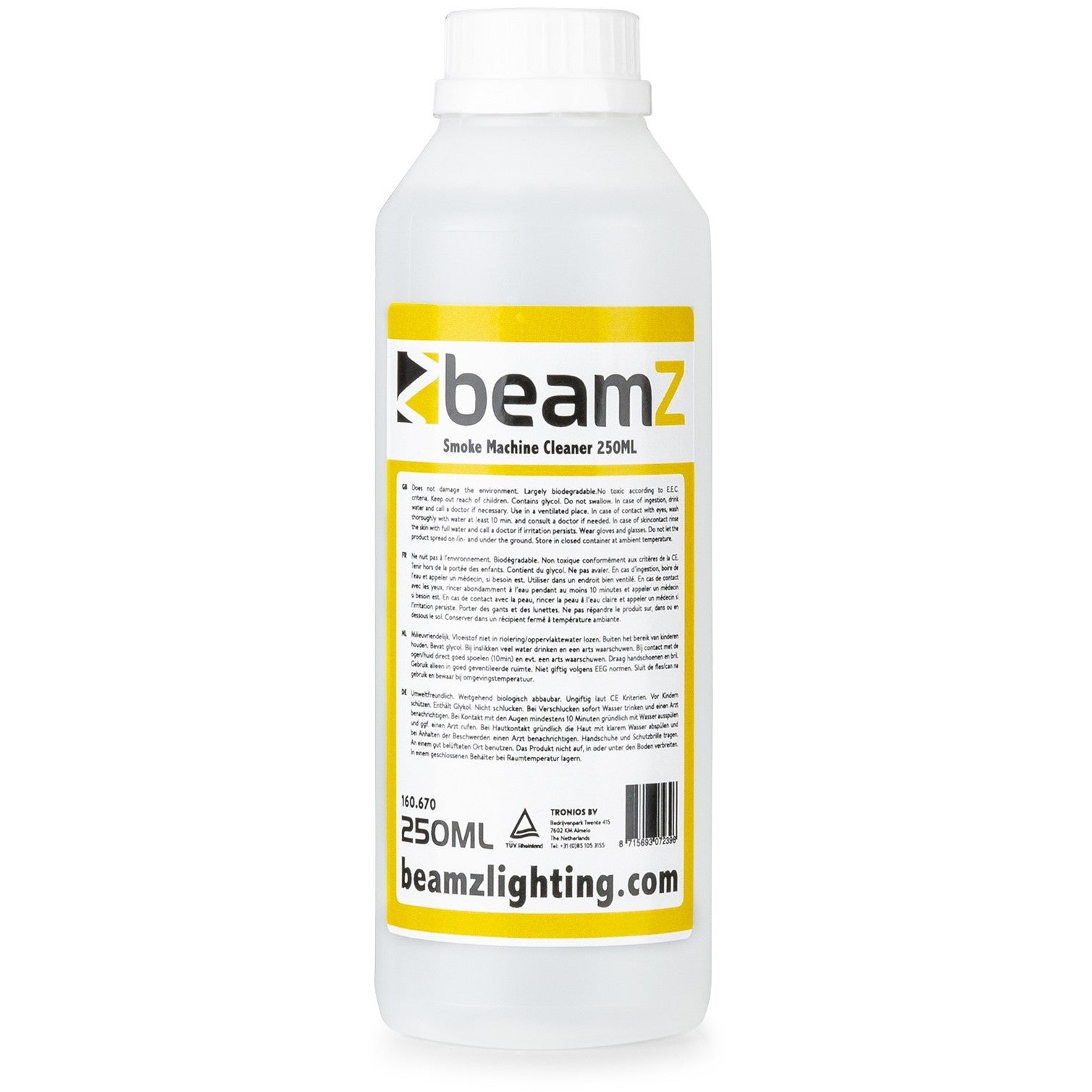 BeamZ FSMC rookmachine reinigingsvloeistof 250 ml