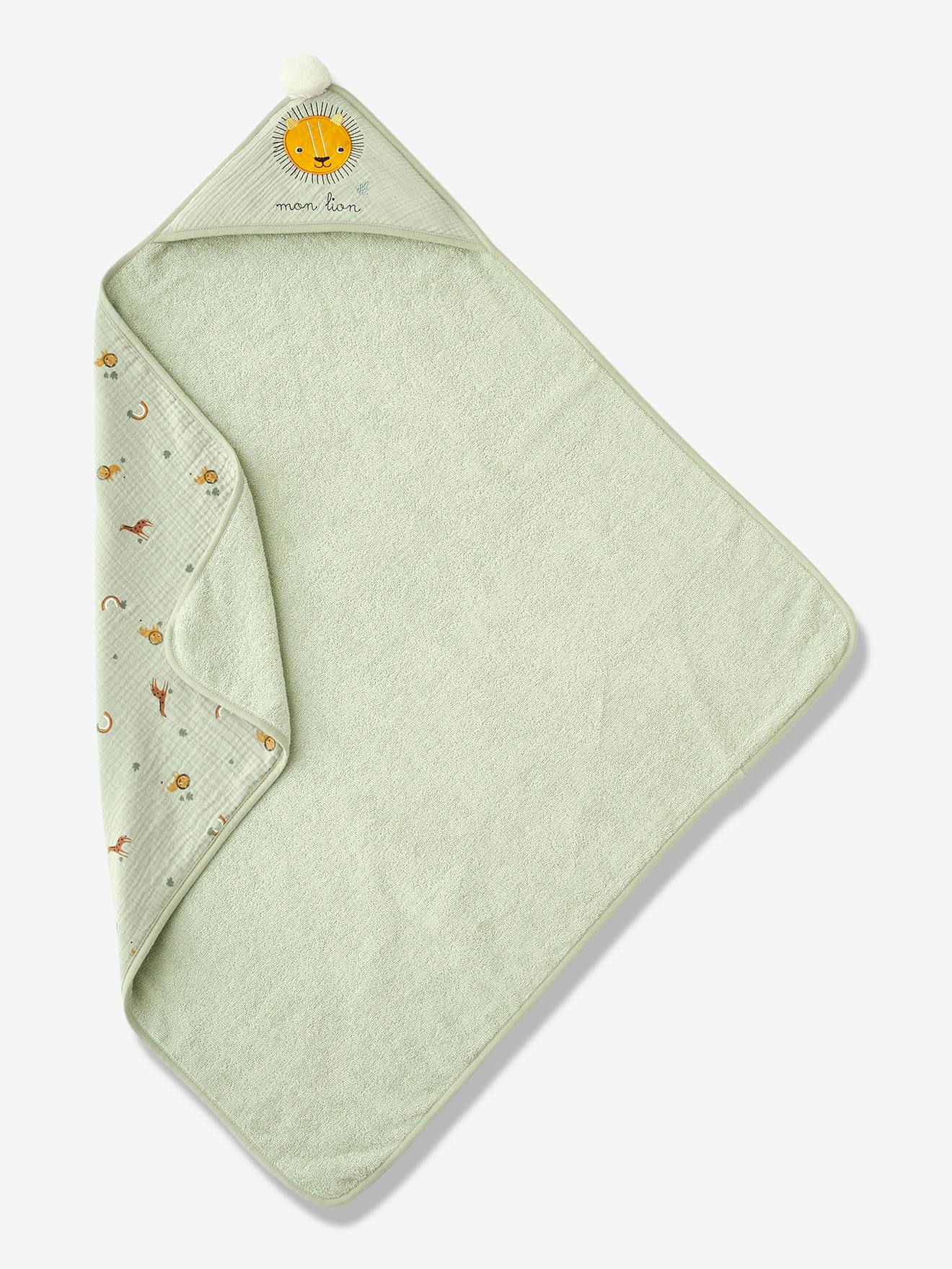Capa de banho TANZÂNIA, verde médio, lisa com estampas