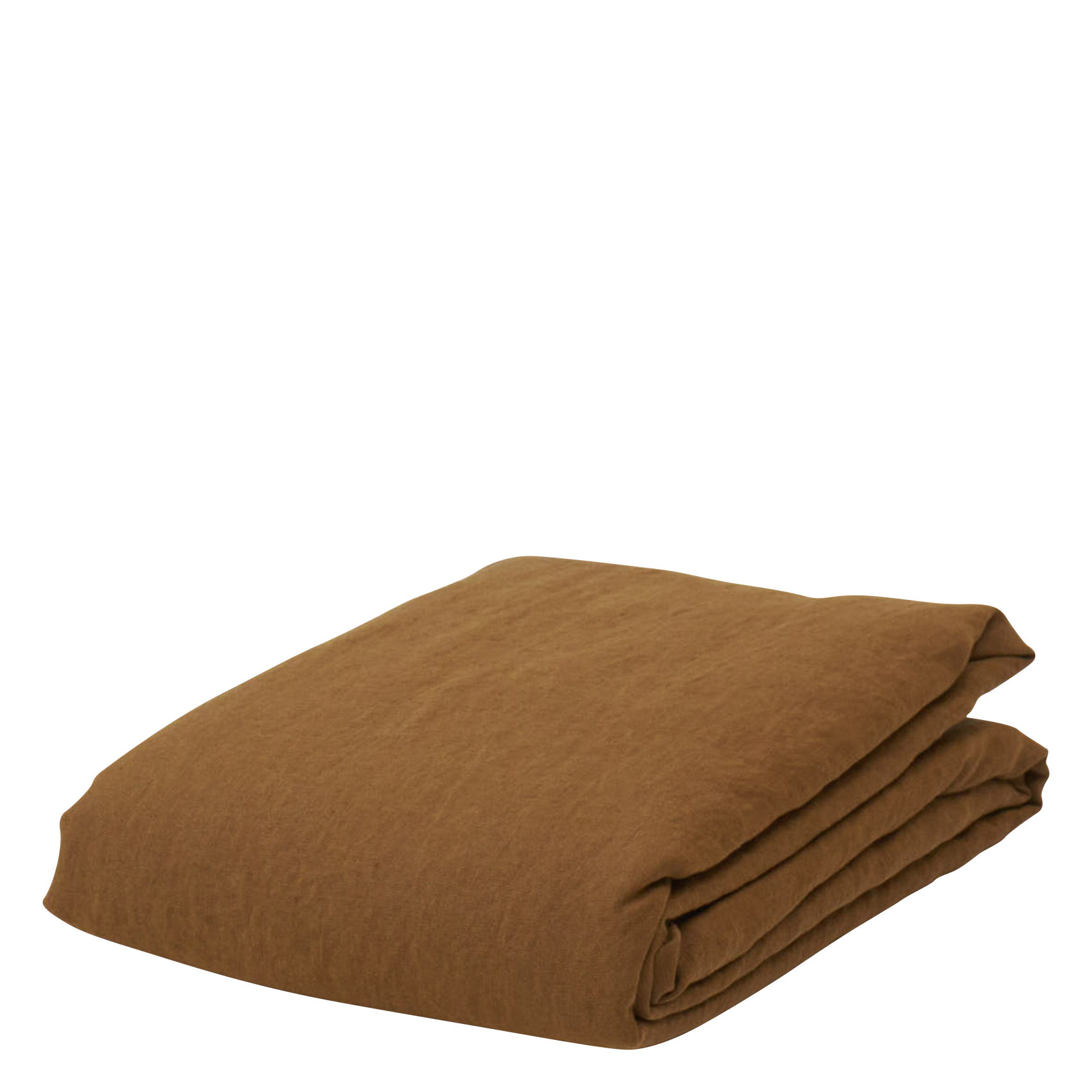Drap housse en lin| Marron