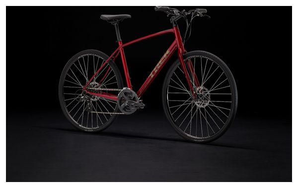 Vélo Fitness Trek FX 1 Disc Shimano Tourney/Altus 8V 700 mm Rouge