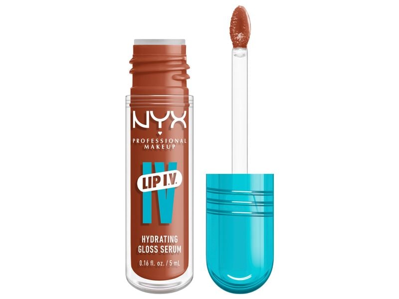NYX Professional Makeup Lip Gloss IV Serum feuchtigkeitsspe Pflegender Lippenbalsam mit Vitaminen