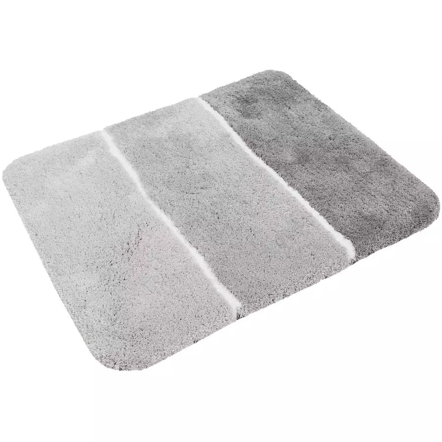 Homie Living Badteppich Rio Marina grau silber