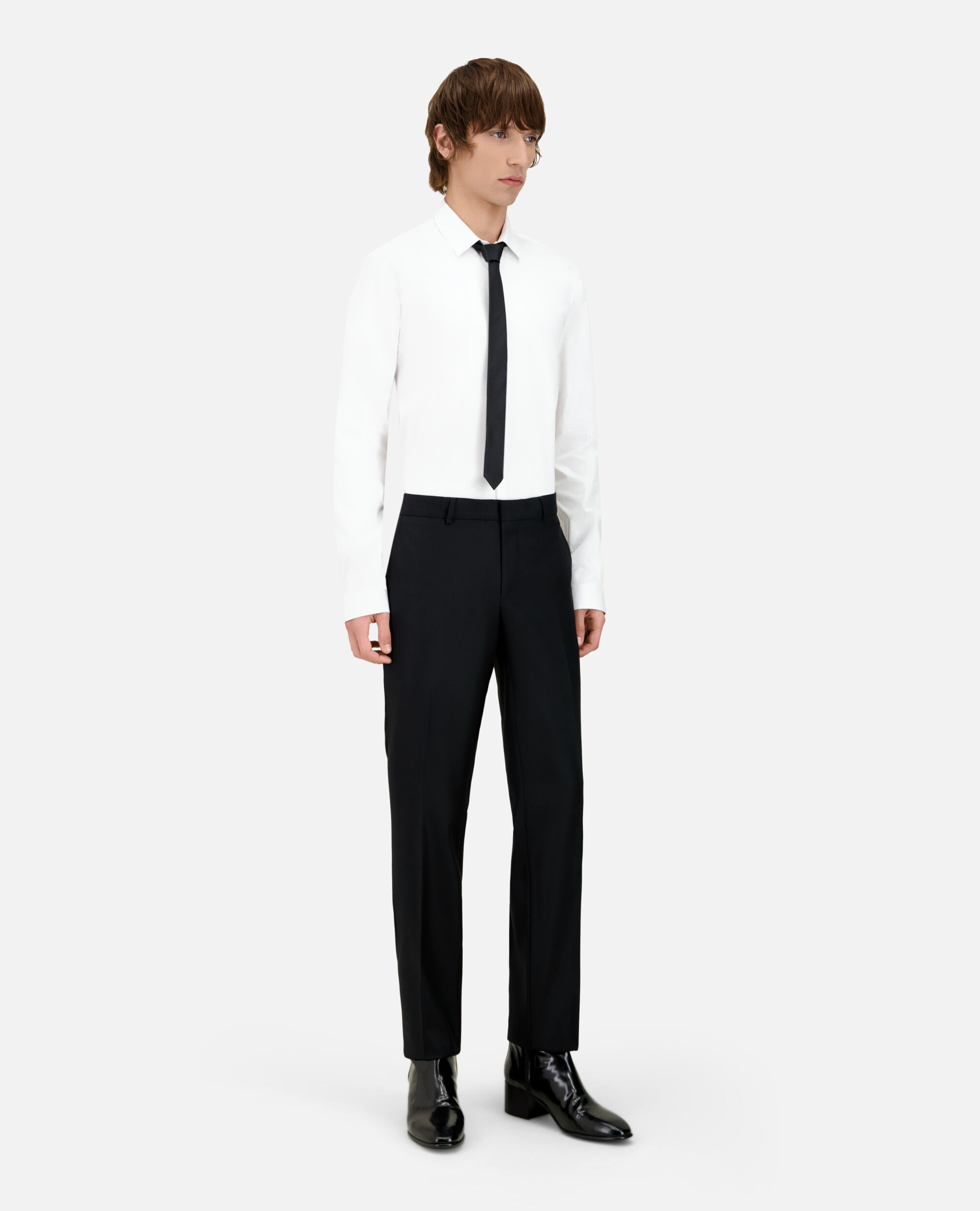 Pantalon de costume Super 100's en laine noir