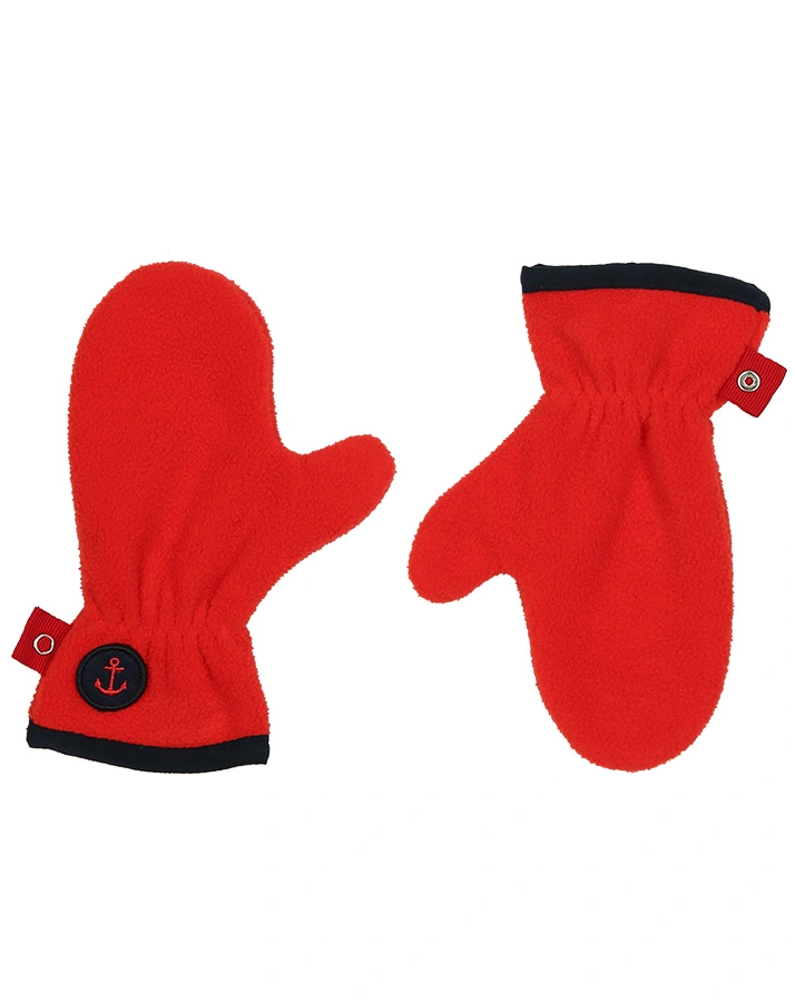Fleece-Fäustlinge ANKER in rot