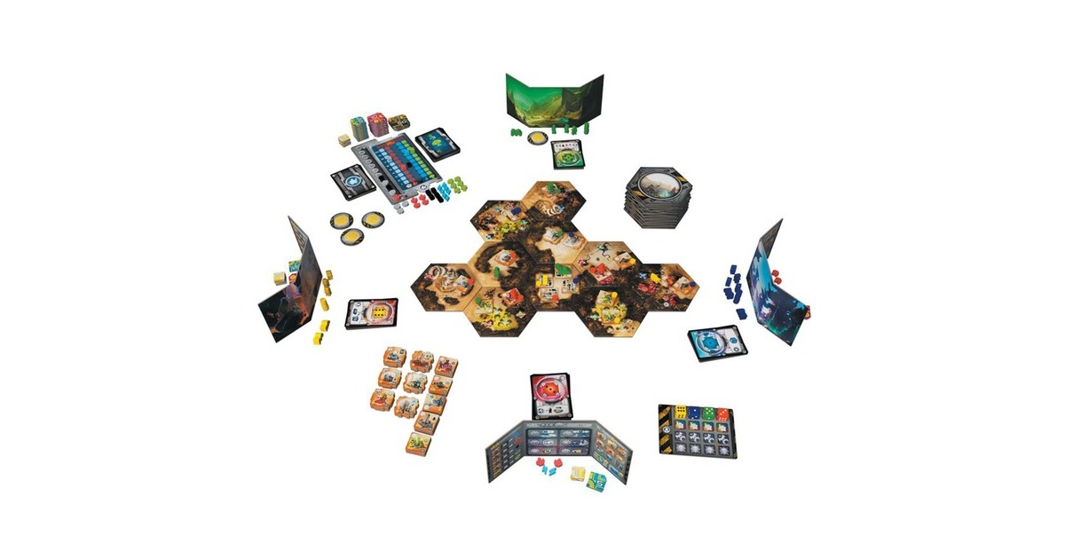 AsmodeeLiving Planet Bordspel  (Engels, 1 - 4 spelers, 120 minuten, Vanaf 14 jaar)