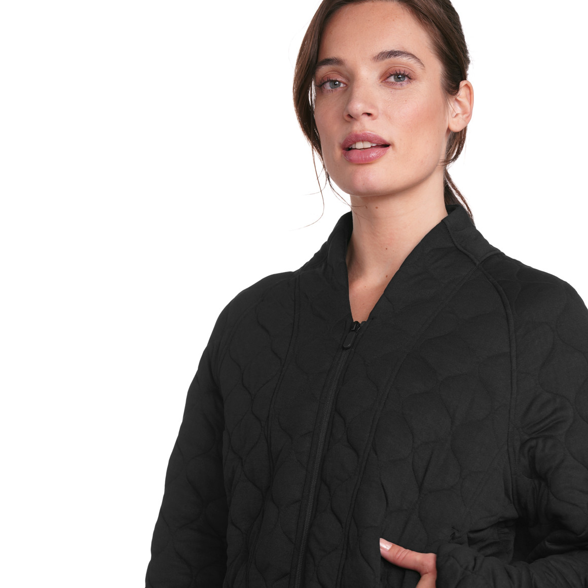 Gina Sports Damen Bomberjacke mit Steppung schwarz