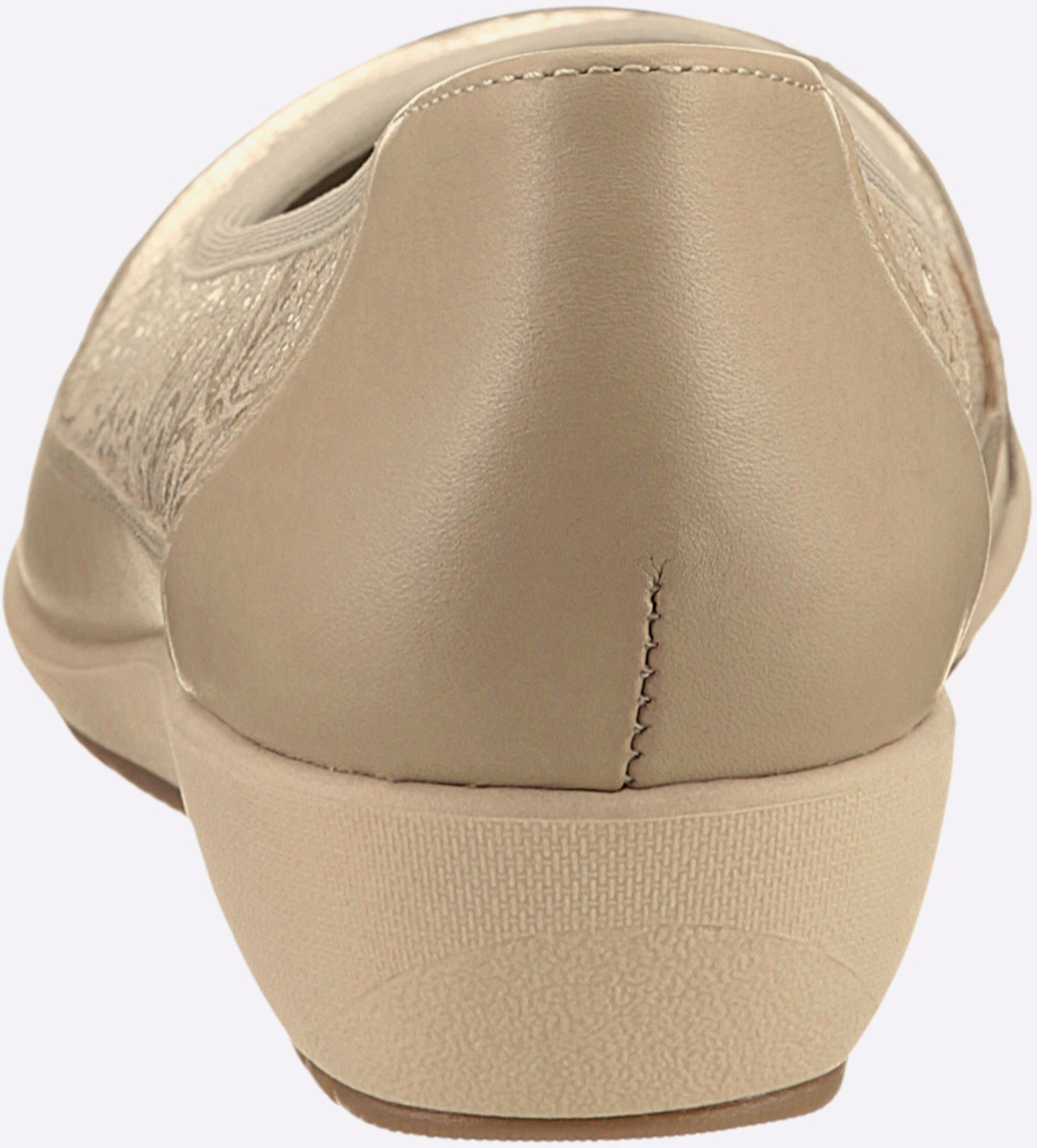 airsoft comfort+ Ballerina in beige-gemustert