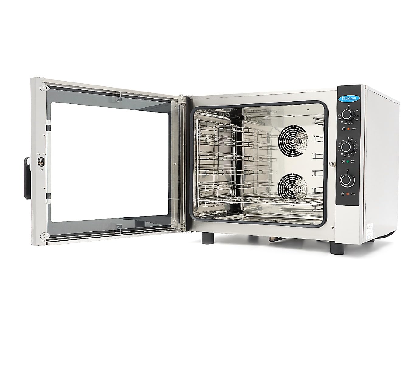 Maxima Gastro Combi - Dampfofen - Passt 6 Tabletts (1/1 GN / 60 x 40 cm) - Analog - 400 V