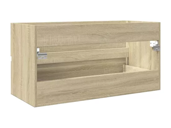 Armoire d'évier Chêne sonoma 90x38,5x45 cm Aggloméré