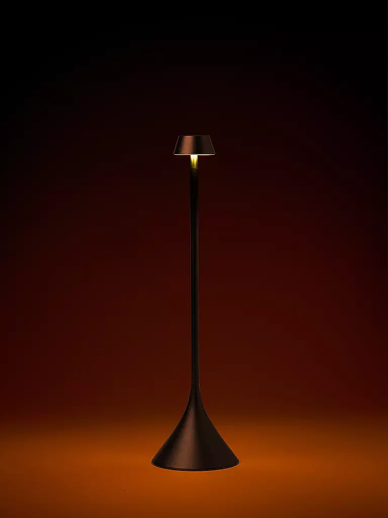 LEXON LED Lampe STELI 28,6cm Bronze kupfer