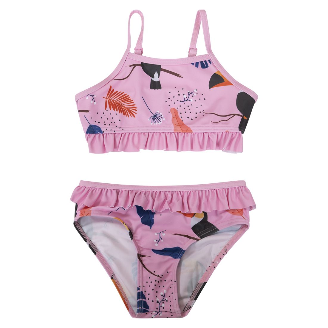 Bikini med volanger