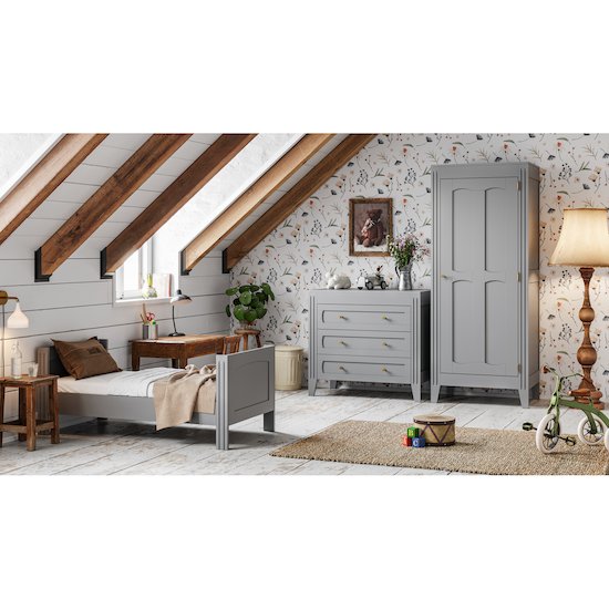 Lit évolutif Milenne   Gris clair        70 x 140 cm   de               Vox