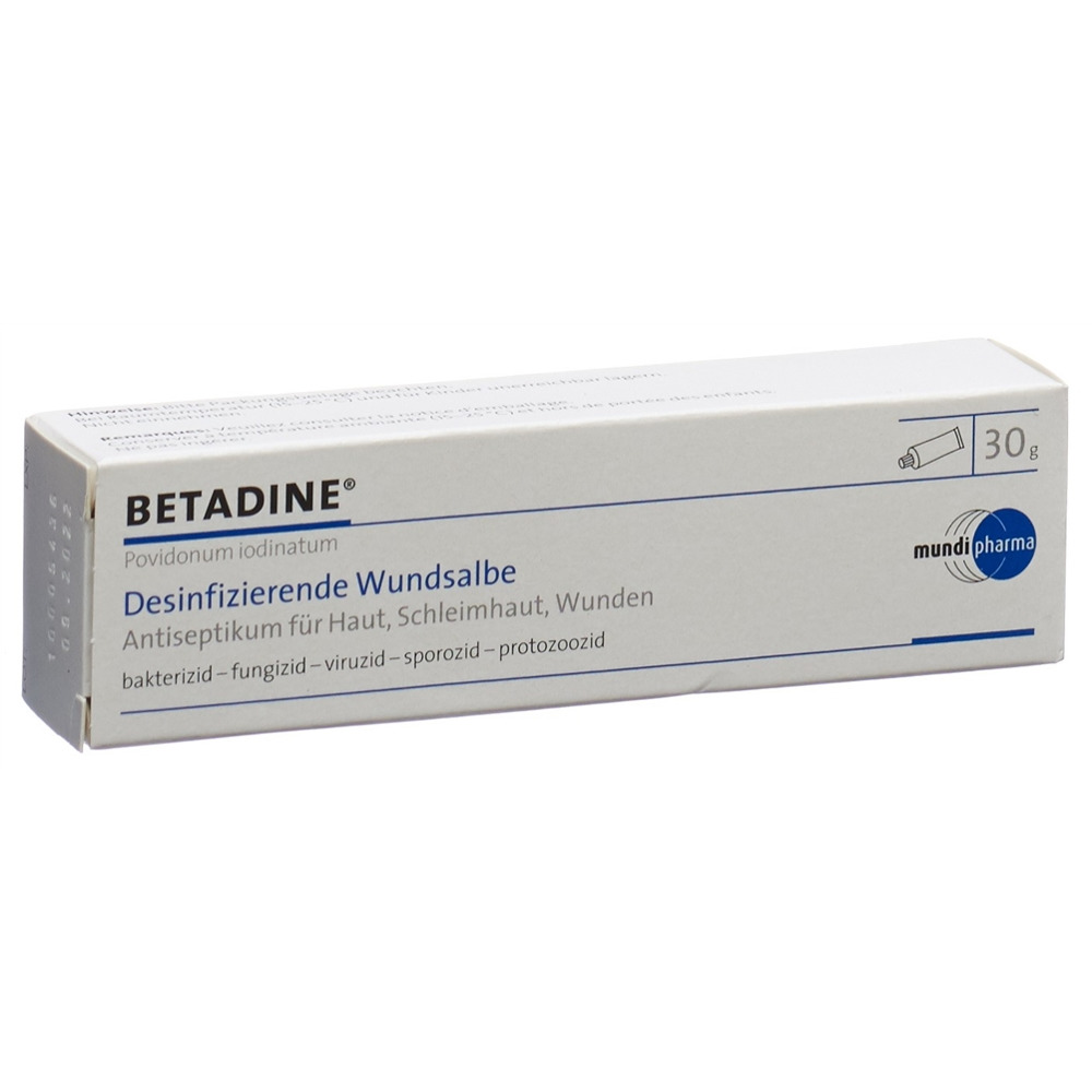 Betadine desinfizierende Wundsalbe<br>30 g, Tube, Salbe