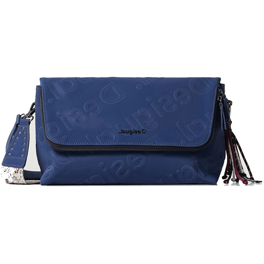 Desigual Bols Galvia Venecia Maxi - Umhängetasche 25 cm blau