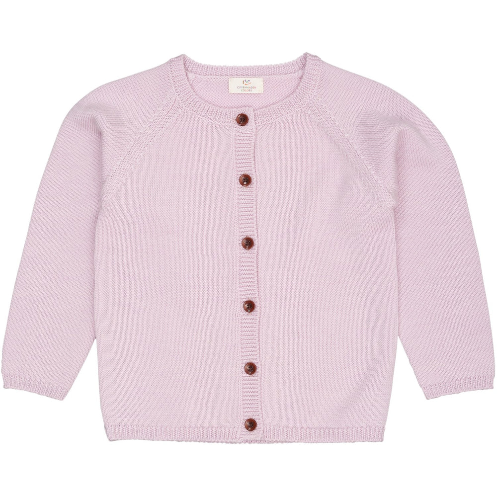 Køb COPENHAGEN COLORS Lavender Merino Strikket Cardigan